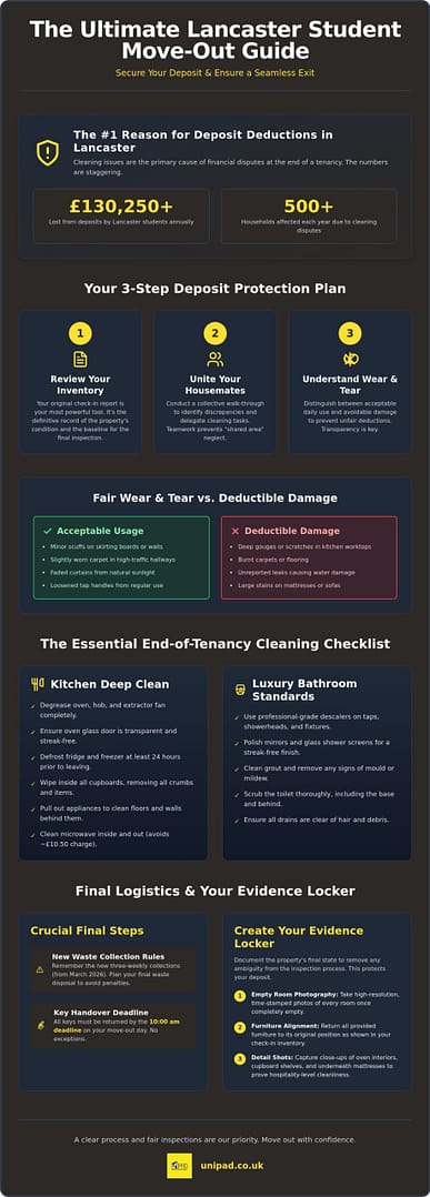 The Ultimate Student Move Out Checklist for Lancaster: Secure Your Deposit in 2026