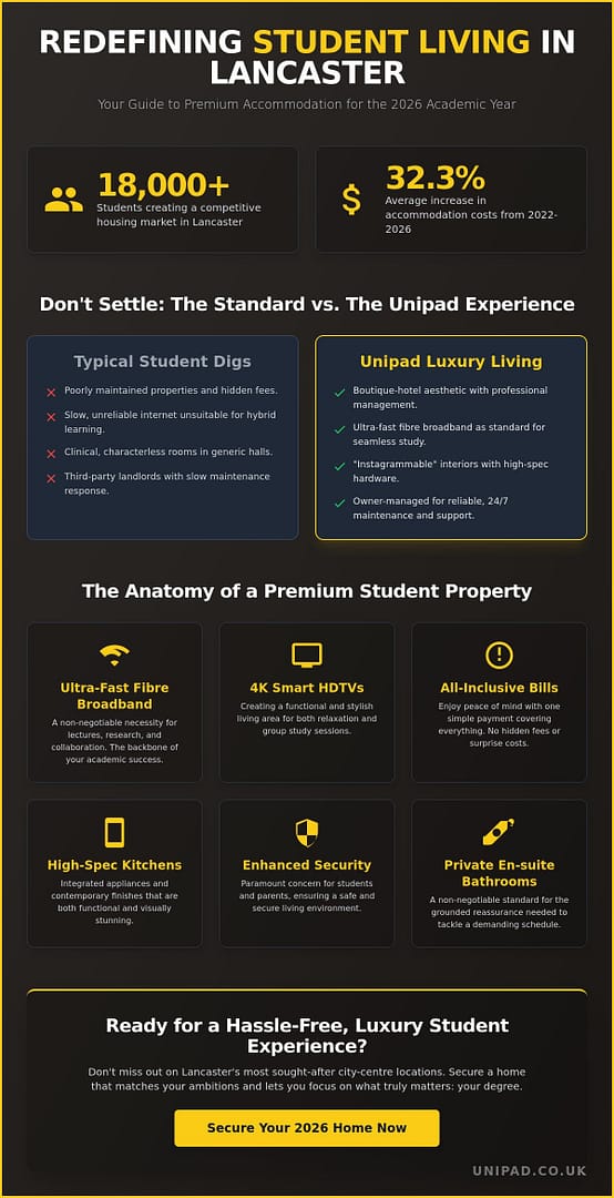 Luxury Student Accommodation in Lancaster: The 2026 Premium Living Guide